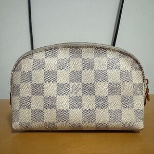 Louis Vuitton Damier Azur cosmetic pouch pm